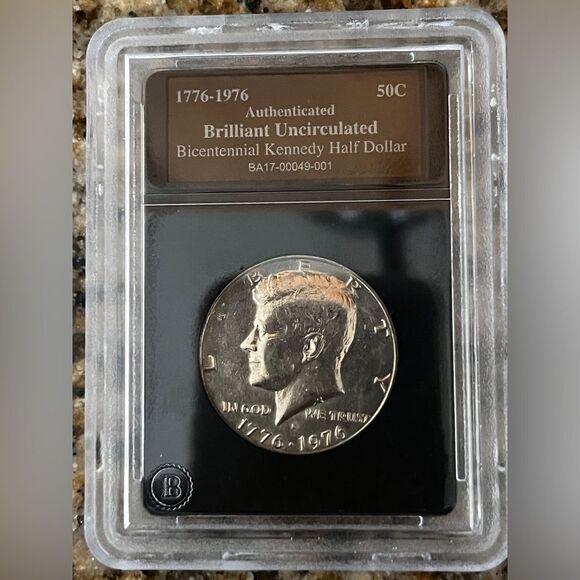 Other - 1776 1976 Kennedy Half Dollar Authenticated Uncirculated